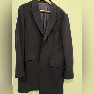 Robert Graham Purple and Black Overcoat